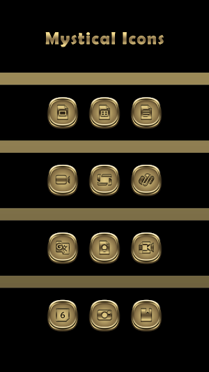 Mystical Gold Icons Screenshot 1