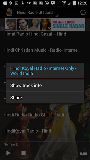 Hindi Radio Stations Screenshot 2