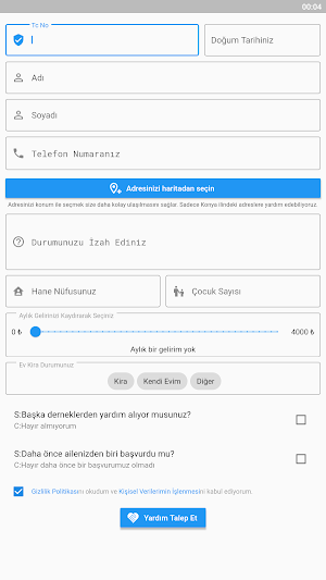Gönül Pınarı Derneği Yardım Al Screenshot 1