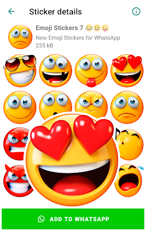 Emoji Stickers for WhatsApp Screenshot 0