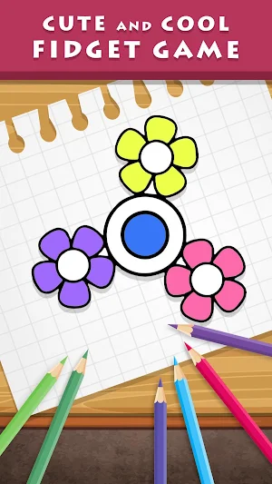Fidget Spinner Coloring Pages Screenshot 1