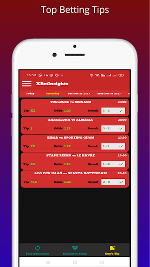 XBetInsights: Key to Betting Screenshot 1
