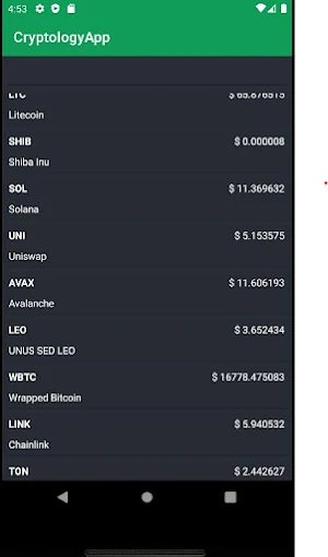 CryptologyApp Screenshot 2