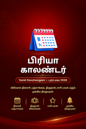 Priya Tamil Calendar 2026 Screenshot 0