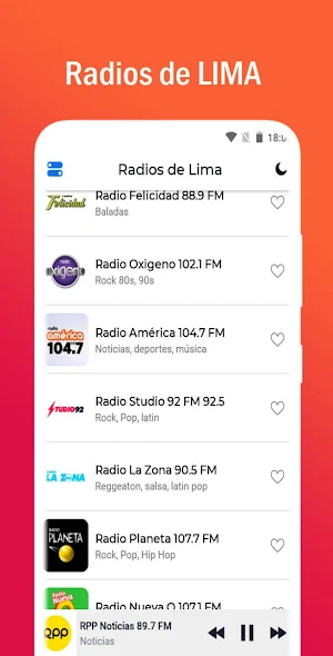 Radios de Lima en Vivo Screenshot 1