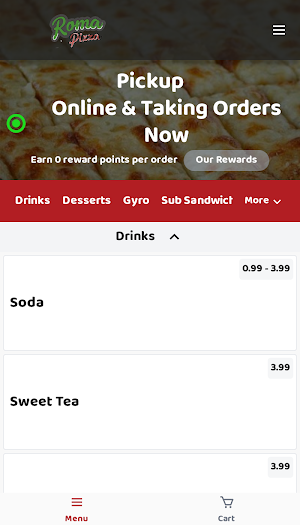 Roma Pizza Rougemont Screenshot 1