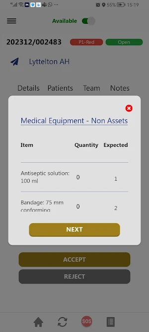 FS EMS Responder App Screenshot 2