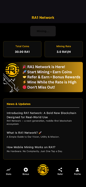 RA1 Network Screenshot 1