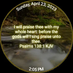 Revive Me Bible Watch Face Screenshot 3