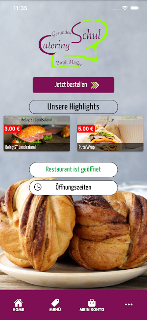 Gesundes Schulcatering Screenshot 0