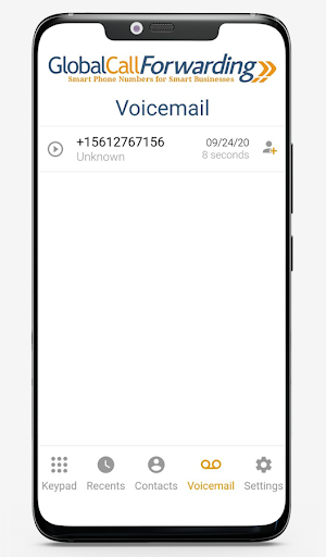 GlobalCallForwarding Softphone Screenshot 3