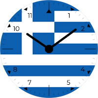 Greece Analog Watch Face