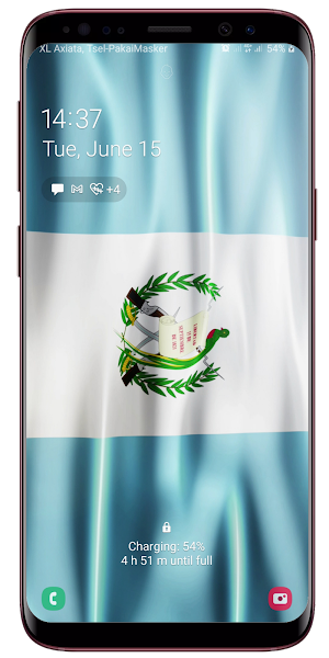 Guatemala Flag Live Wallpaper Screenshot 3