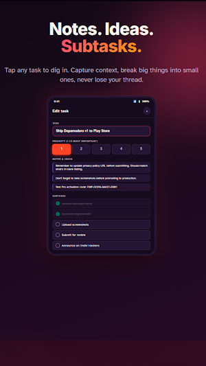 Dopamodoro: Stop ADHD Freeze Screenshot 1
