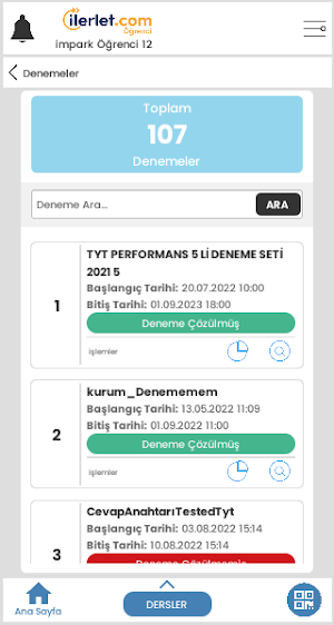 ilerlet.com Öğrenci Screenshot 2