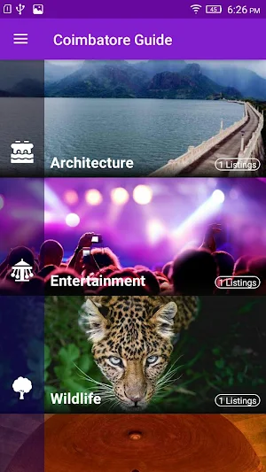 Coimbatore Guide Screenshot 1
