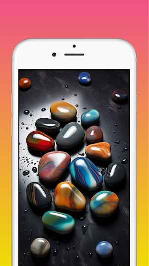 Glowing Stone Wallpapers 4K Screenshot 2