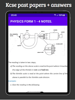 Physics Kcse past papers. Screenshot 0