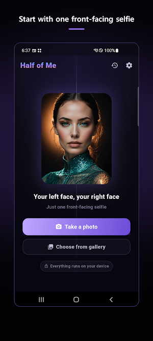 Half of Me - Face Symmetry Screenshot 0