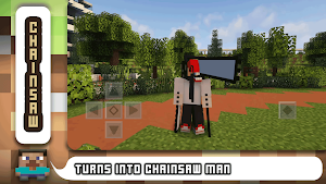 Addon Chainsaw mod for MCPE Screenshot 1