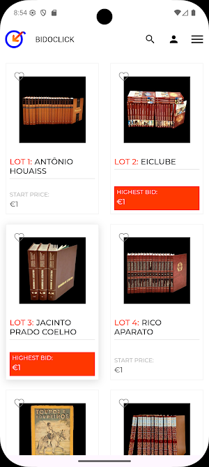 BIDOCLICK Auctions Screenshot 1