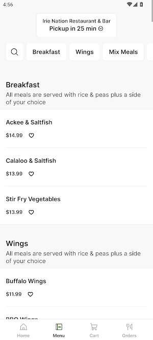 Irie Nation Restaurant Screenshot 1