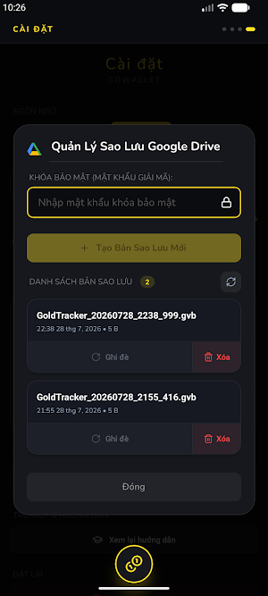 GoWallet Screenshot 2