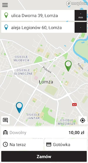 Taxi MPT Łomża Screenshot 2