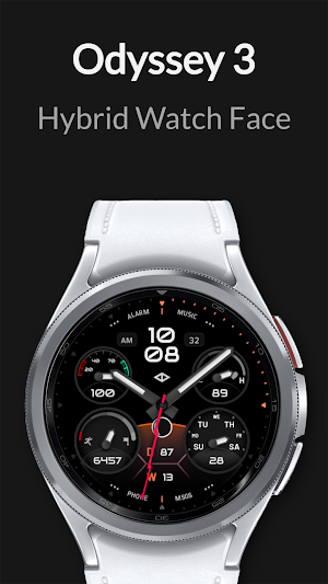Odyssey 3: Hybrid Watch Face Screenshot 3