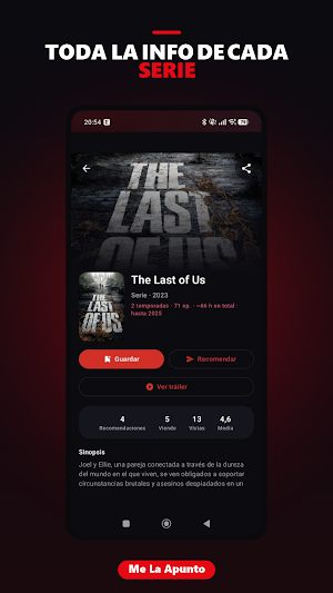 Me La Apunto: movies & TV Screenshot 1