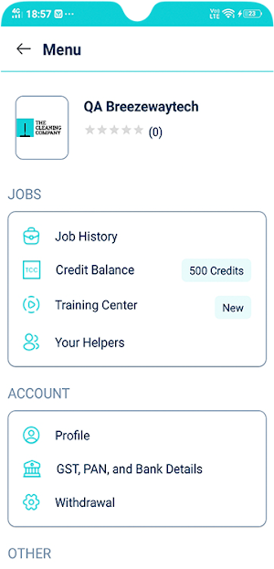 The Cleaning Company Partner Screenshot 2