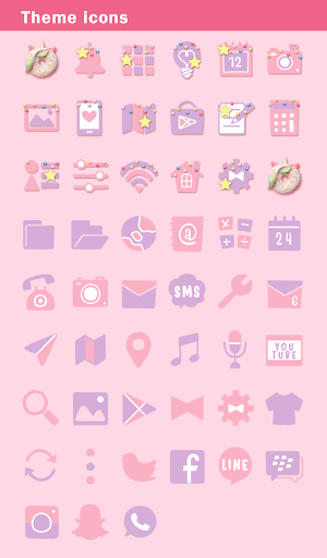 Cute Wallpaper Unicorn Donuts Theme Screenshot 3