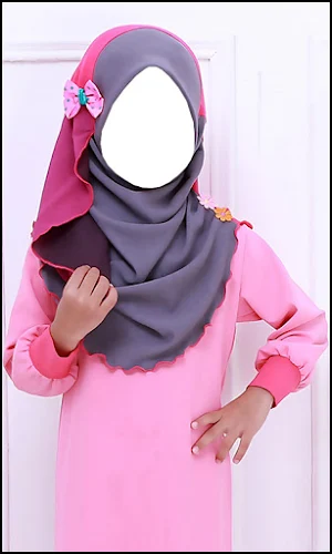 Hijab Kids Photo Suit Editor HD Screenshot 1
