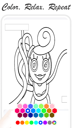 Scary Mommy Long Legs Coloring Screenshot 2