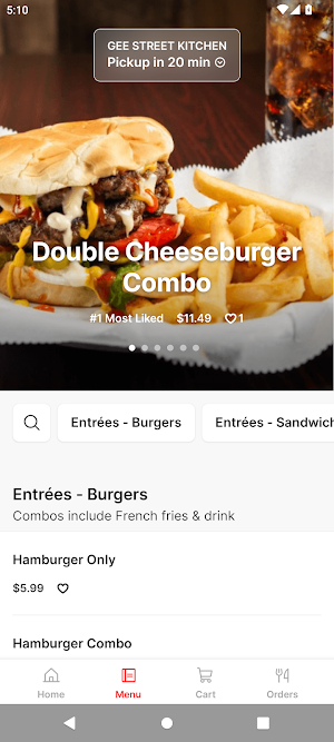 Kitchen on G street Screenshot 1