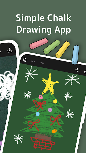 Chalkboard Doodle Simple Draw Screenshot 1