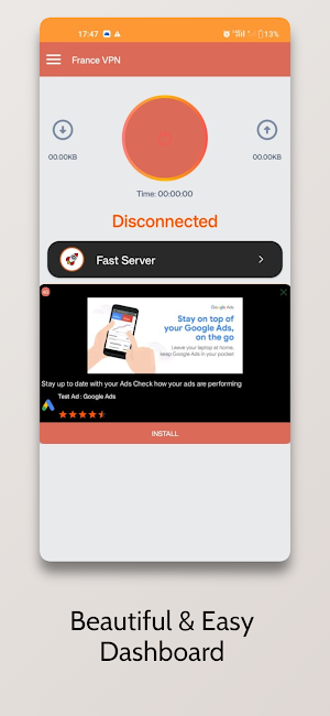 France VPN - Fast Gaming VPN Screenshot 1