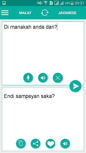 Javanese Malay Translator Screenshot 1