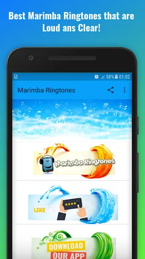 Marimba Ringtones Screenshot 0