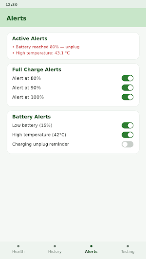 Battery Health Check Screenshot 3