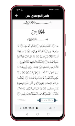 سور الرزق يس+الرحمن+الواقعة Screenshot 1
