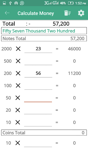 My Denomination and GST Calcul Screenshot 1