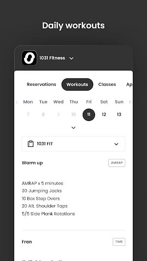 1031 Fitness Screenshot 3