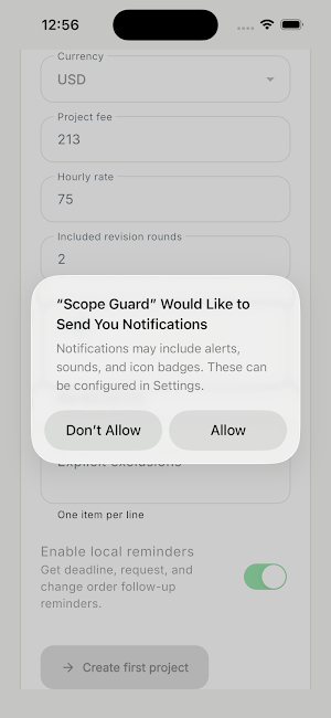 Scope Guard: Scope Manager Screenshot 2