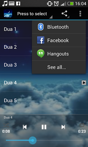 Dua Islamic Ringtone Screenshot 1