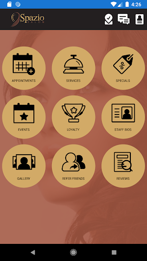 Spazio Salon Screenshot 0