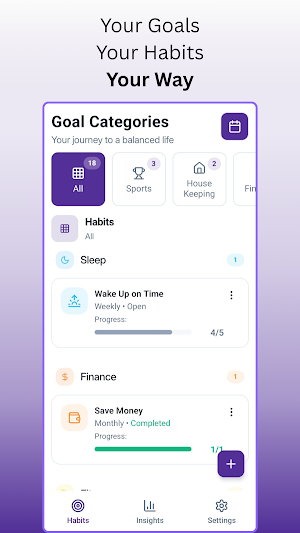 WaZen: Goals, Habits, Balance Screenshot 0