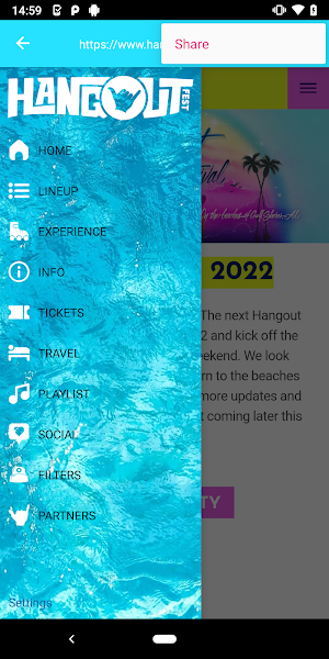 Hangout Music Festival Screenshot 1