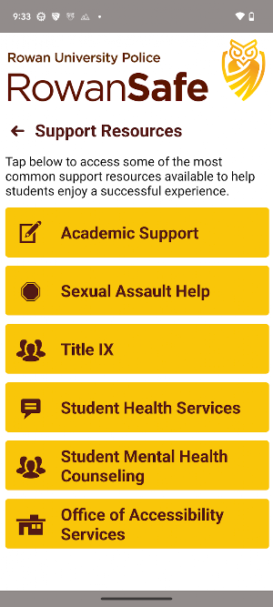 RowanSafe Screenshot 3