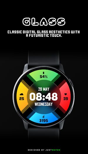 Glass Watch Face Screenshot 0